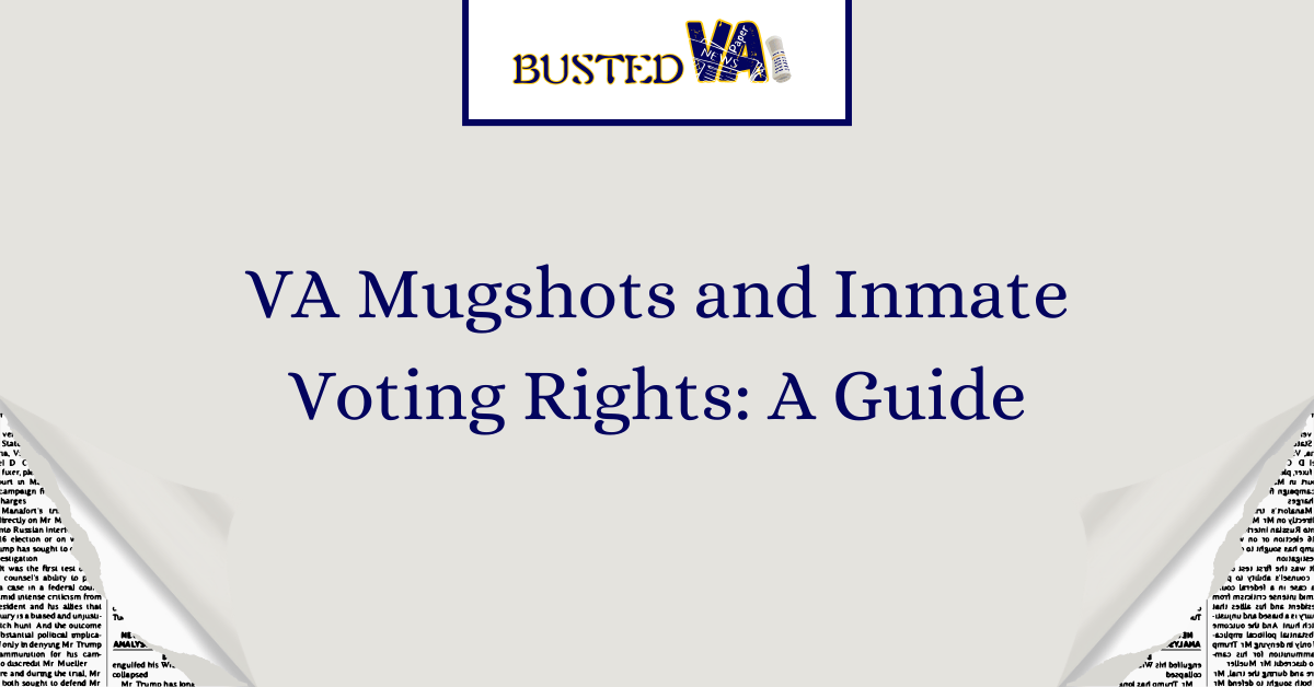 Mugshots and Housing in Virginia: Know Your Rights
